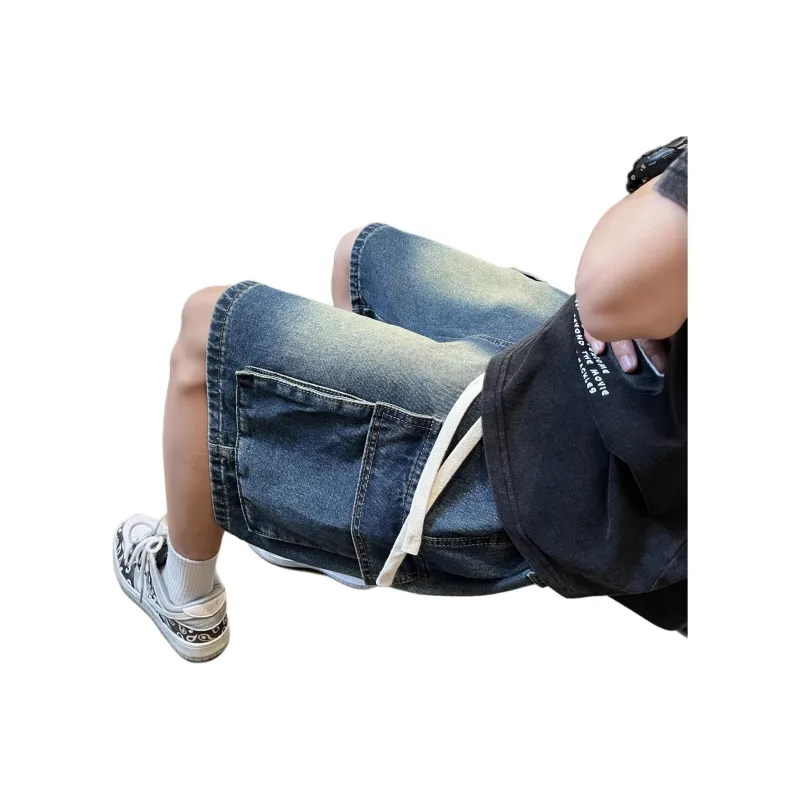 OPMO Denim Shorts Unisex-4