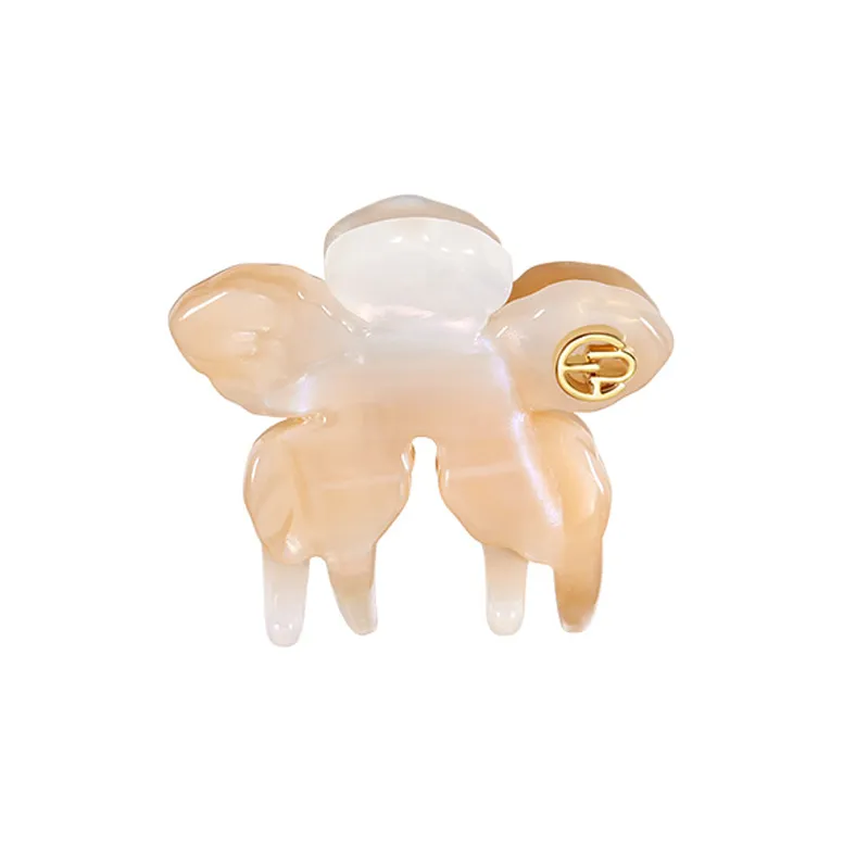 EVITA PERONI Acetate Plate Hair Clips Women's Brown-0
