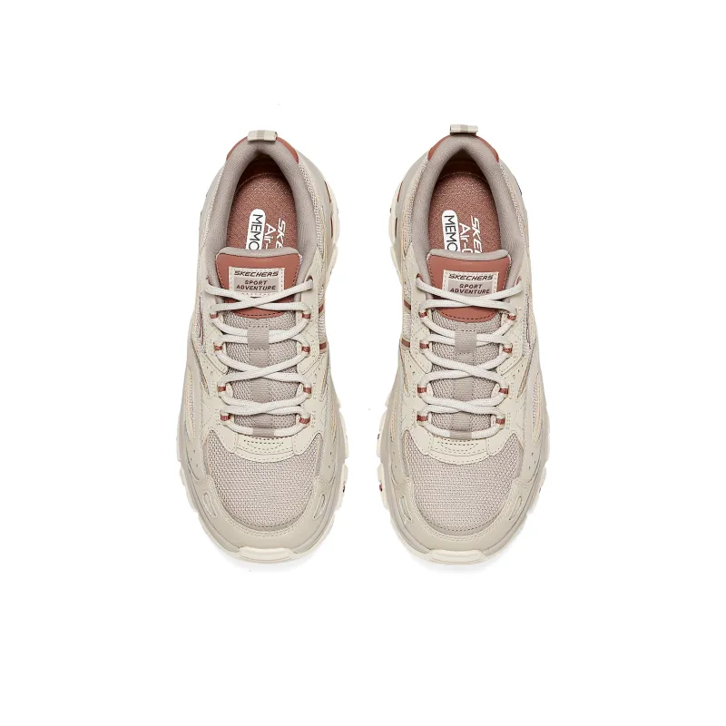 Skechers OUTDOOR Anti Slip Wear Resistant Low Top Chunky Sneakers Women's Taupe-2