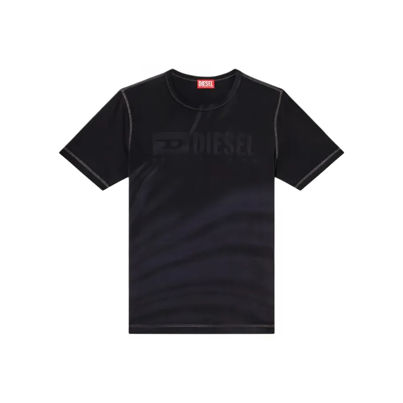 DIESEL T Adjust R13 Laser Faded Logo T Shirt-0