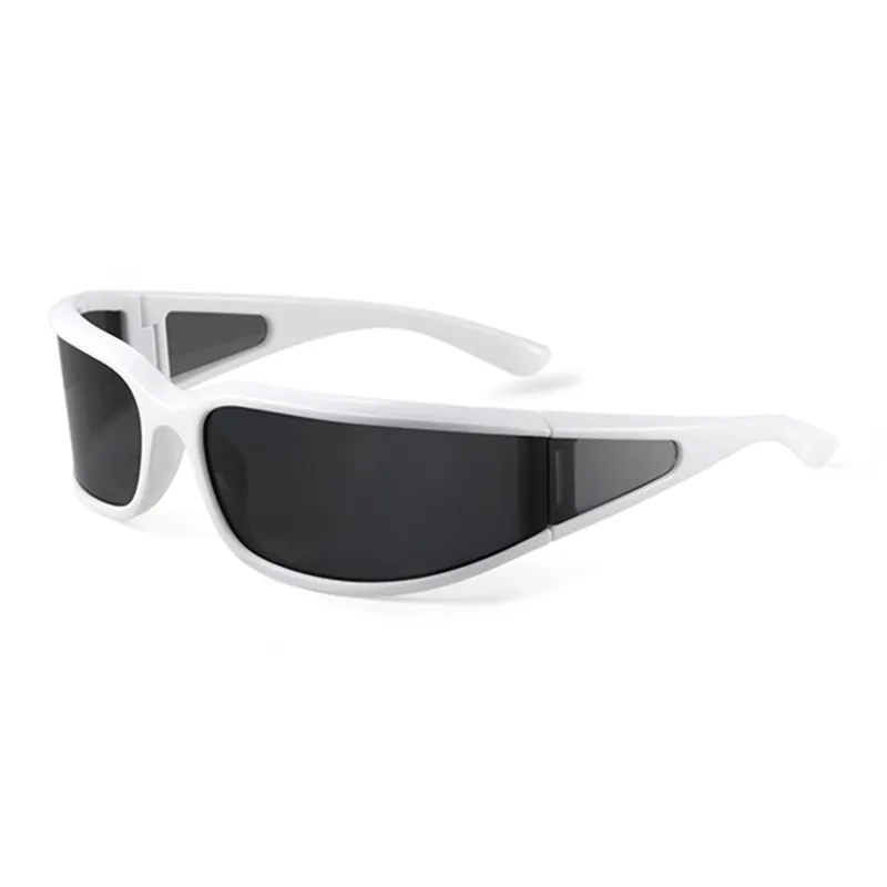 COLORE.IN TR/Memory Plastic Irregular Shape Sunglasses Women's-4