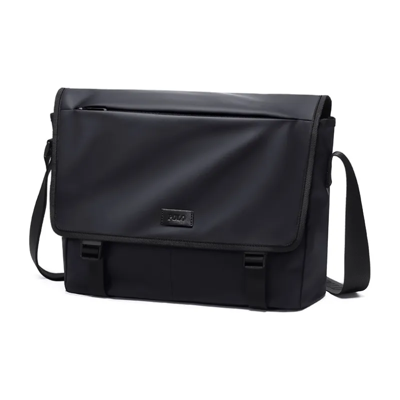 POLO Fabric Shoulder Bag Regular Men's Black-0