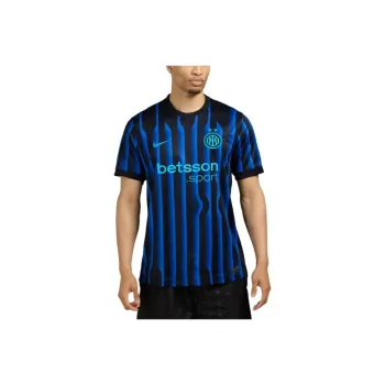 Nike Inter MilanDri Fit Soccer Jersey Men's Lyon Blue/Black/Chlorine Blue