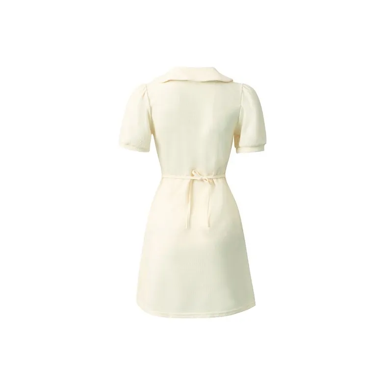 GUOZHEN Short Sleeved Dress Women's-7
