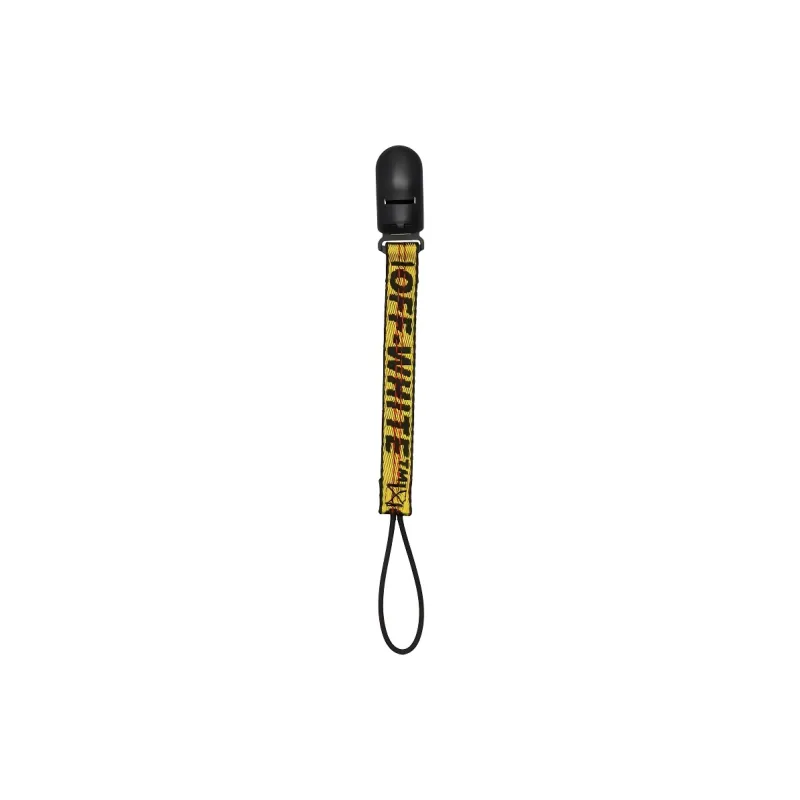 OFF-WHITE Fabric Bag Straps Kids' Black/Yellow-2