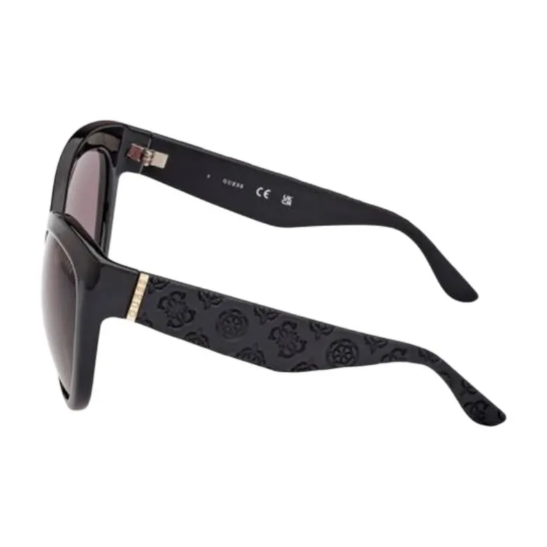 GUESS Injection Cat Eye Sunglasses Women's Black-2