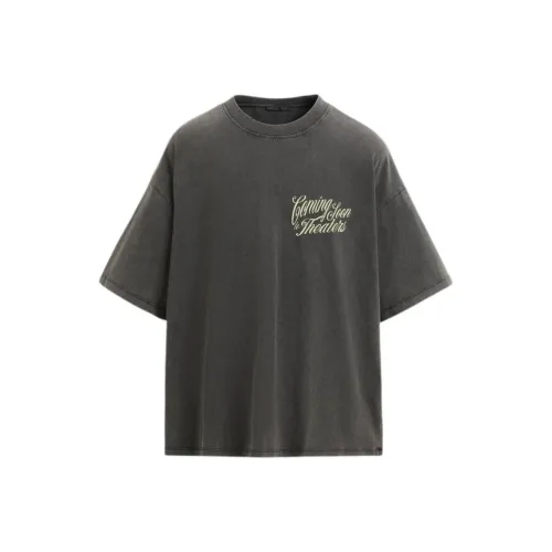 ZARA T Shirts Men Deep Anthracite