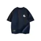 Navy Blue with White Letter
