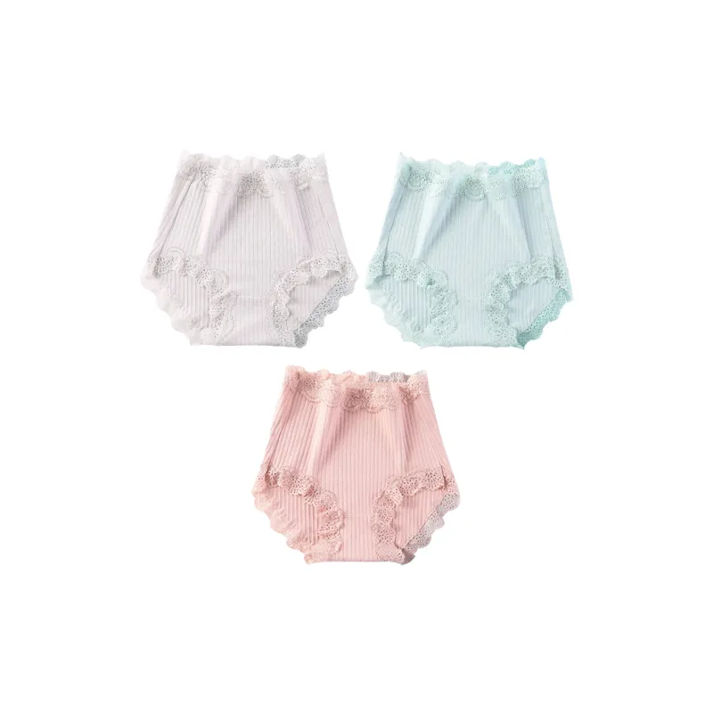 Flowers In Water Underpants Women's 3 Pack-0