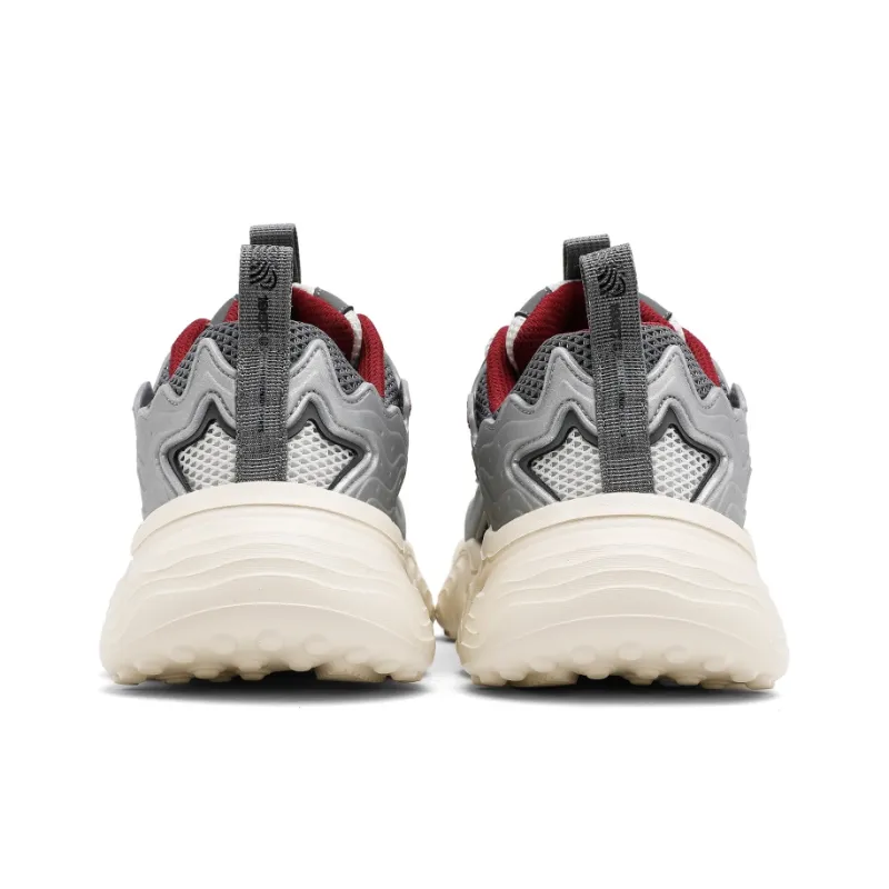 K bird Shock Absorbers With Slip Resistant And Abrasion Resistant Properties Low Top Chunky Sneakers Men's-1