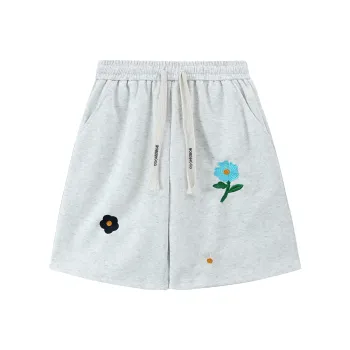 ROBINHOOD Casual Shorts Unisex White Heather Gray