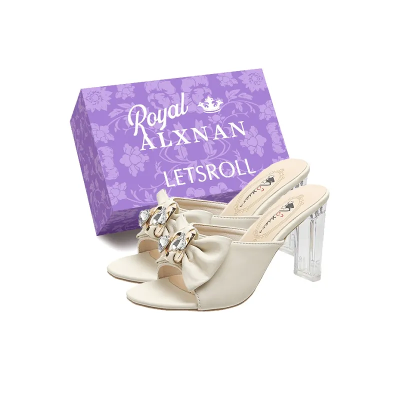 Alxnan Slip Resistant Slide Slippers Women's Box-0