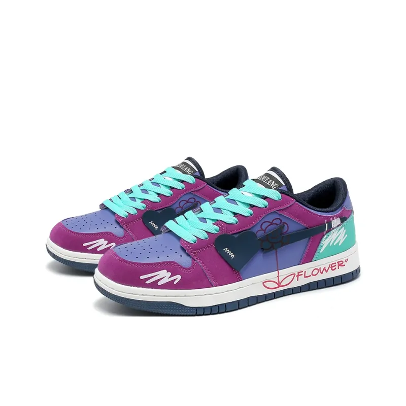 OUGLEMEN Slip Resistant And Abrasion Resistant Coverage Low Top Casual Shoes Unisex Box-13