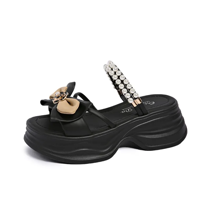Puppytown Rubber Sole Slip Resistant Abrasion Resistant Slide Slippers Women's-0