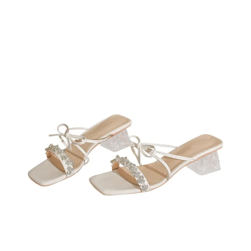 TADSW Chunky Heel High Heels 4.5cm Women's-1
