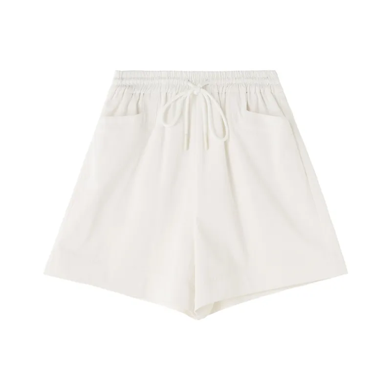 SOON FLOWER Denim Shorts Women's Gray Blue-2