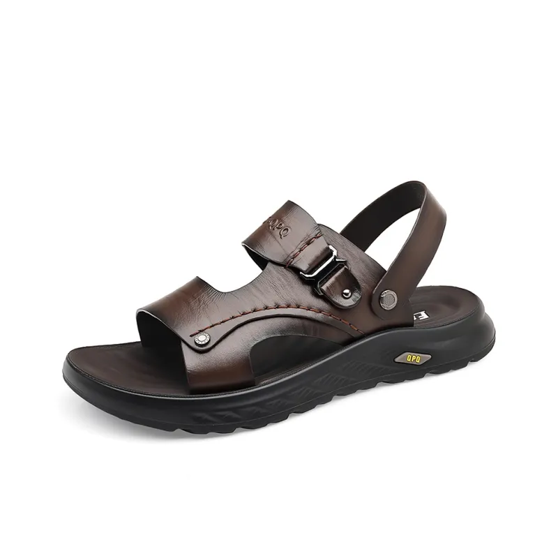 Bindu Beach Sandals Men Brown-7