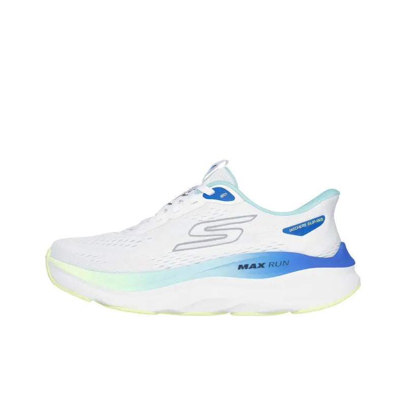 Skechers Max Cushioning Low Top Running Shoes Women's White-0