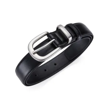 GUSKI Split Cow Leather Belts Unisex Width 3.0cm