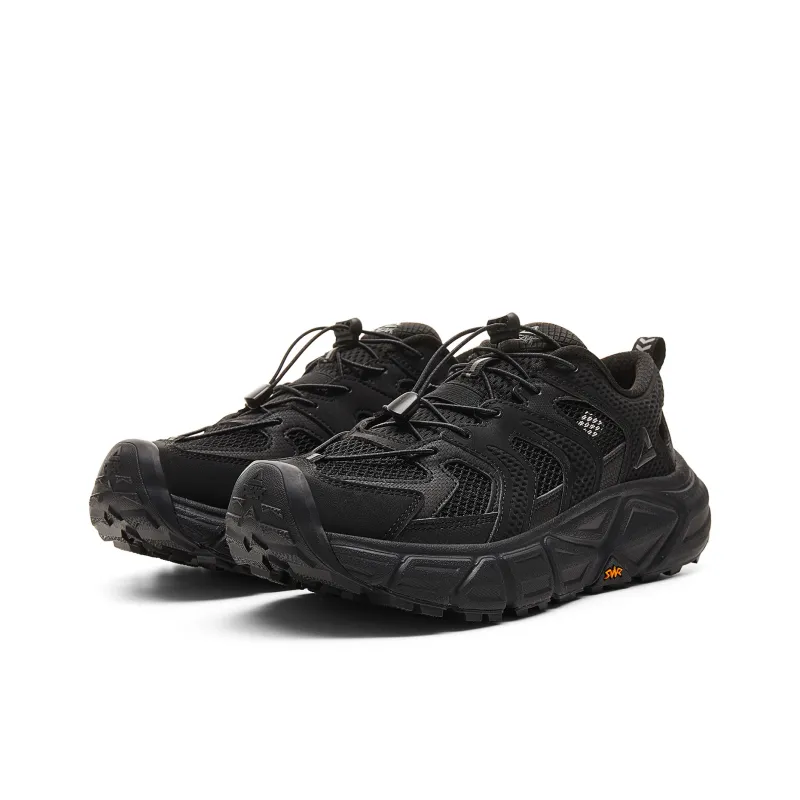 PEAK Cushioning, Slip Resistant, Rebound Low Top Running Sandal Men's All Black-2