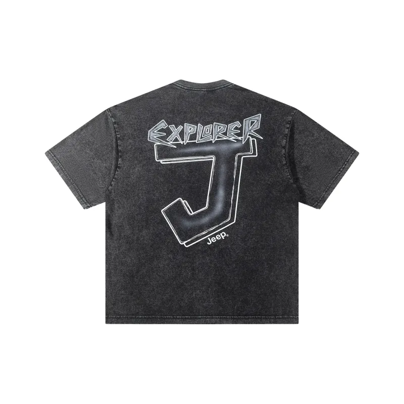 Jeep Yao Series T Shirt Unisex Black-0