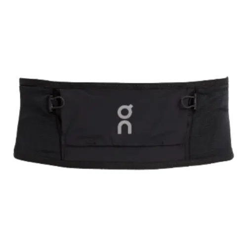 On Darlington Mesh Fabric Fanny Pack Unisex Black