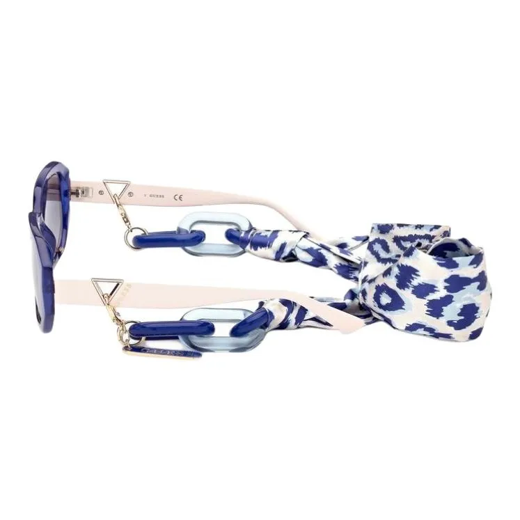 GUESS Square Sunglasses Unisex Blue-1