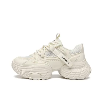 ZHR Small Round Pendant Abrasion Resistant Breathable Low Top Chunky Sneakers Women's