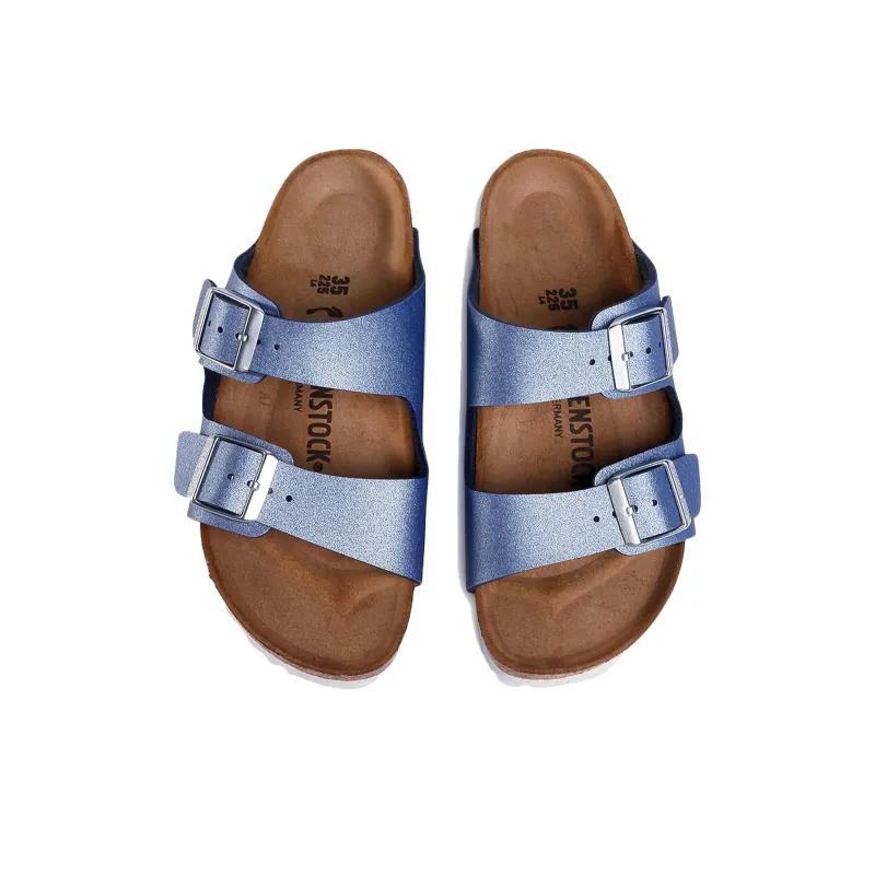 Birkenstock Arizona Slide Slippers Women's Blue-3