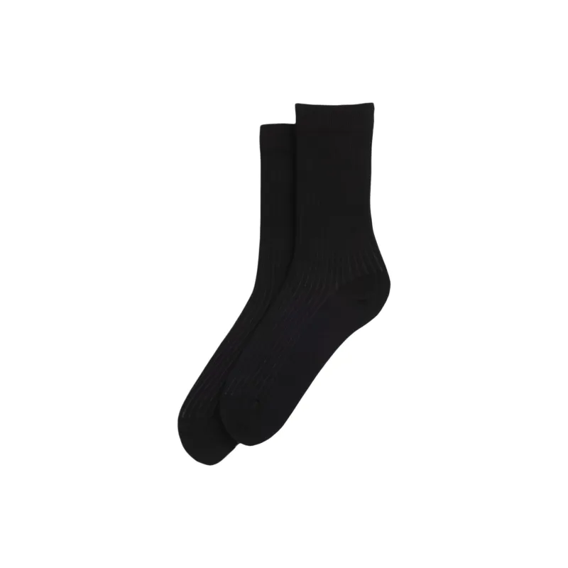 HUGO BOSS Mid Calf Socks Women's 2 Pack Black-0