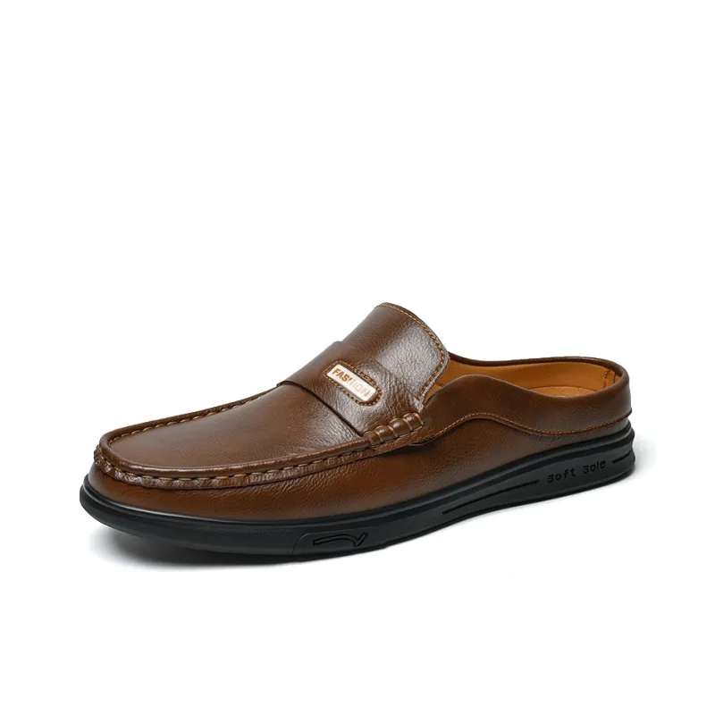 Abango Rubber Sole Slip Resistant Closed Toe Slippers Men's-7