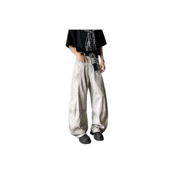GY.VG Jeans Unisex Dirty White