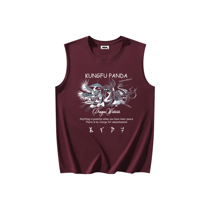 Kung Fu Panda Tank Tops Unisex-13