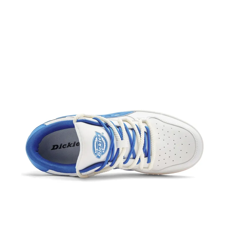 Dickies Low Top Skateboard Shoes Men's White Blue-2