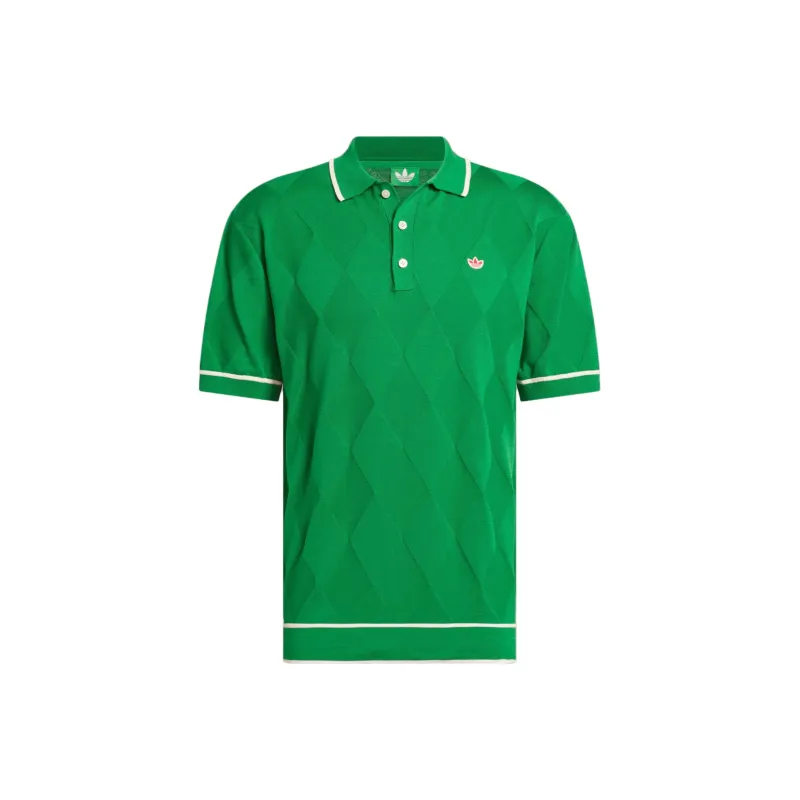 Adidas Originals Golf Polo Shirt Men's Green-0