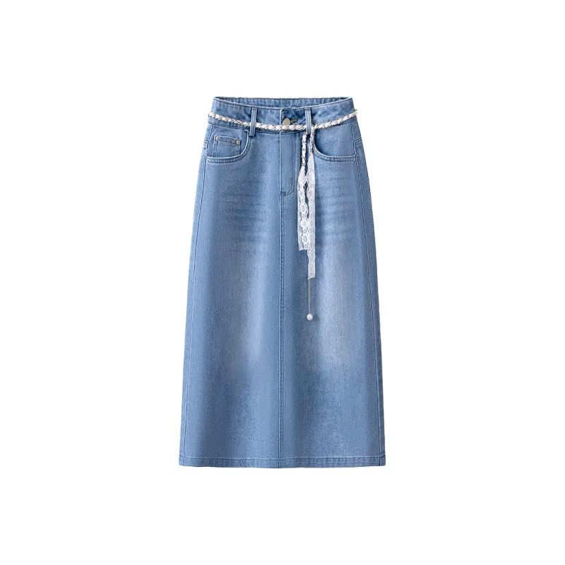 PIERRE CARDIN Denim Long Skirt Women's-0