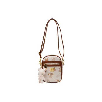 TOUTSEUL YOLO PU Crossbody Bag, Shoulder Bag Women's White/Black/Pink/Brown