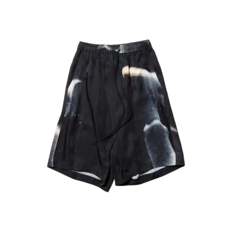 JULIUS Graphic print Bermuda Shorts-0
