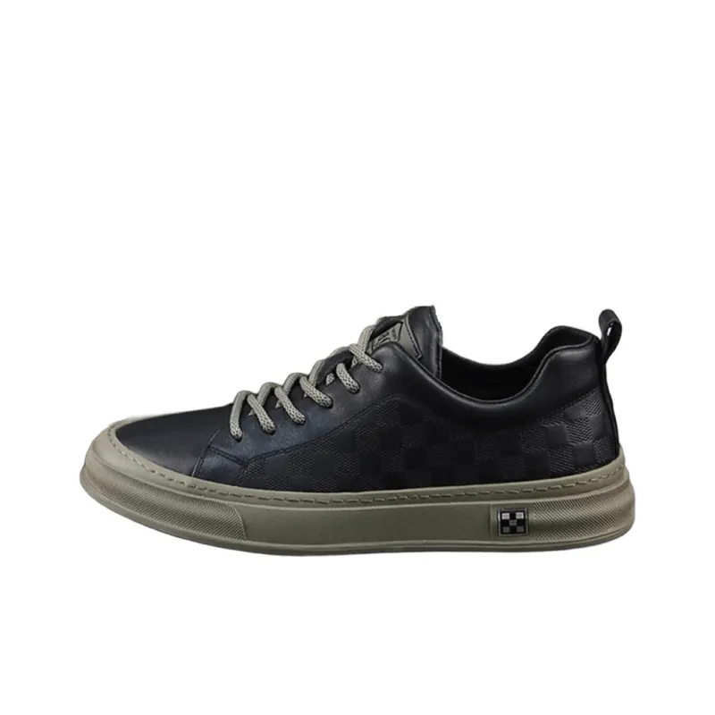 Ruomini Low Top Skateboard Shoes Men's-5