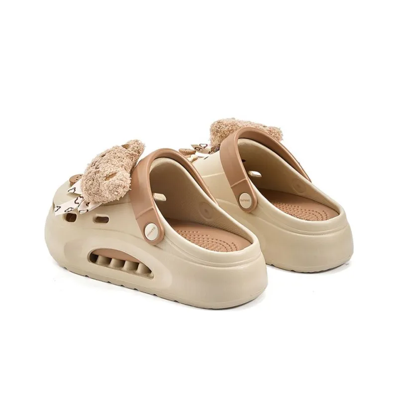 DAPHNE Clogs Women's Khaki Brown-2
