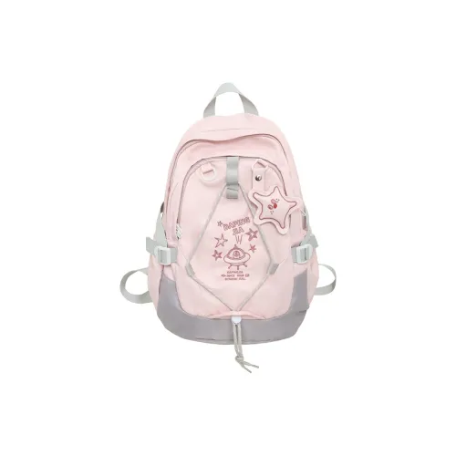O'ROTA Nylon Backpack Unisex Multicolor