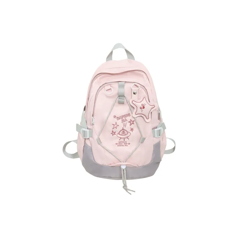 O'ROTA Nylon Backpack Unisex Multicolor-0