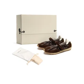 FOOT INDUSTRY Foot Industry Mary Jane Shoes Women's Coffee Brown/Antique White Runs One Size Larger