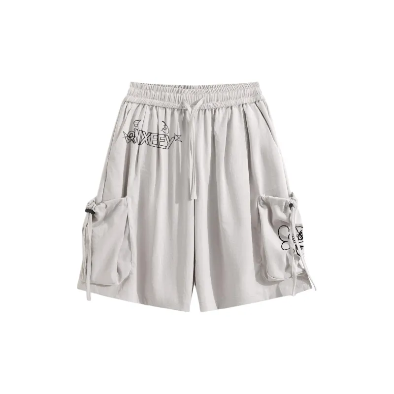 Qnxeey Casual Shorts Unisex-4