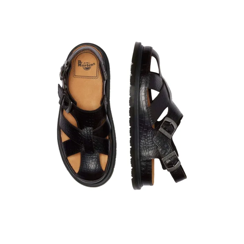 Dr. Martens Crocodile effect Sandals-4
