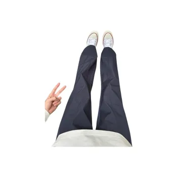 DARK HORSE Casual Pants Unisex Navy Blue