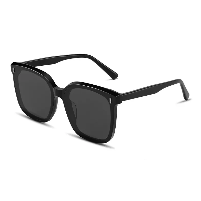 CAPONI TR/Memory Plastic Square Sunglasses Unisex-1