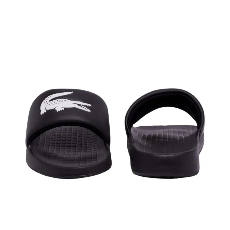 LACOSTE SERVE SLIDE 1.0 Slip Resistant Abrasion Resistant Slide Slippers Women's Black-3