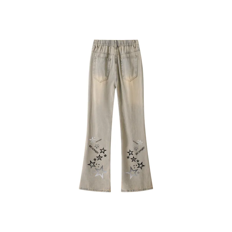 HUANQIU Jeans Unisex-6