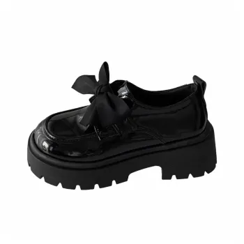SHUXIAOBEI Loafers Women's Black
